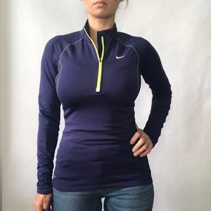 Nike | Dry Fit Blue Quarter Zip Sweatshirt Sz XS